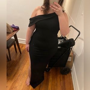 Wedding Guest Dress- XL BLACK DRESS.